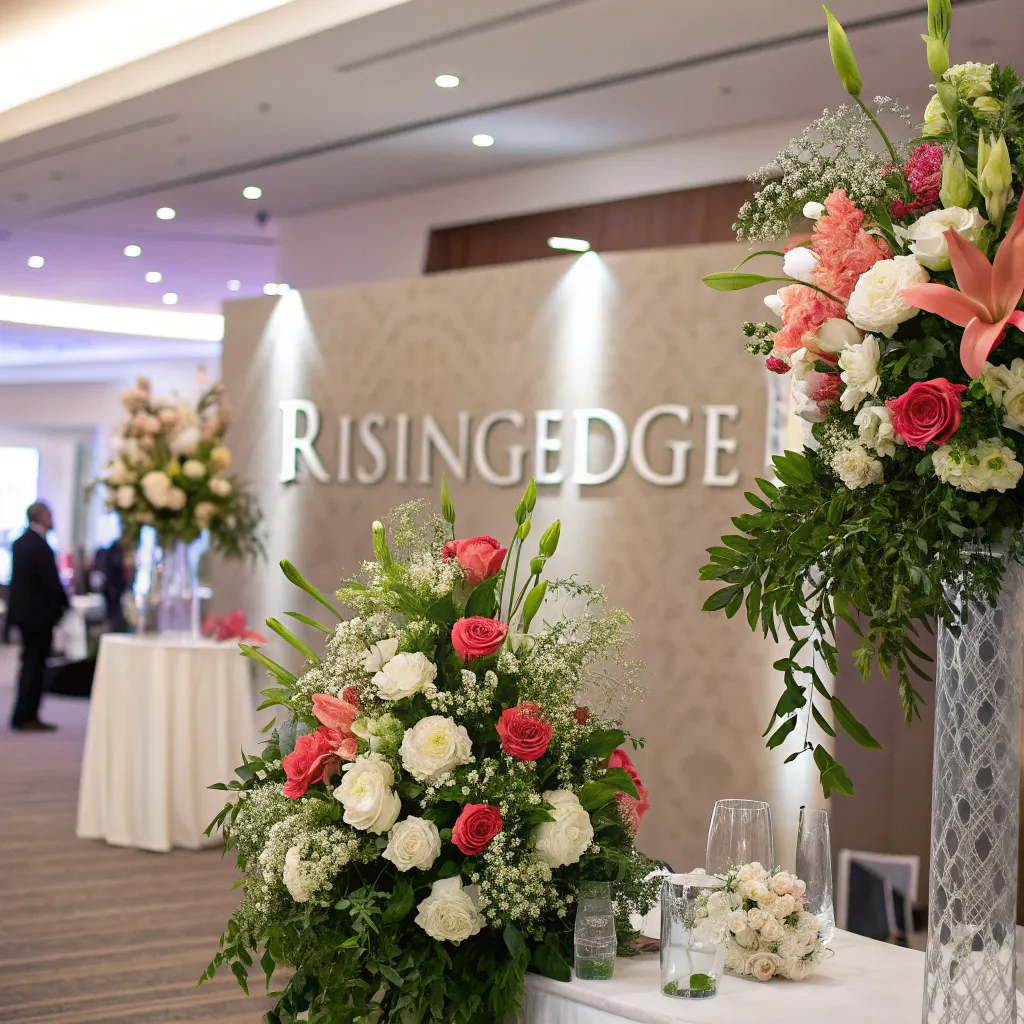 RISINGEDGE Corporate Event Flowers